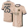 Nogometni Dres Paris Saint-Germain Nuno Mendes 25 Jordan Četvrta 2023-24 Nogometni Dres Paris Saint-Germain Nuno Mendes 25 Jordan Četvrta 2023-24